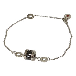 Bracelet chaîne argenté